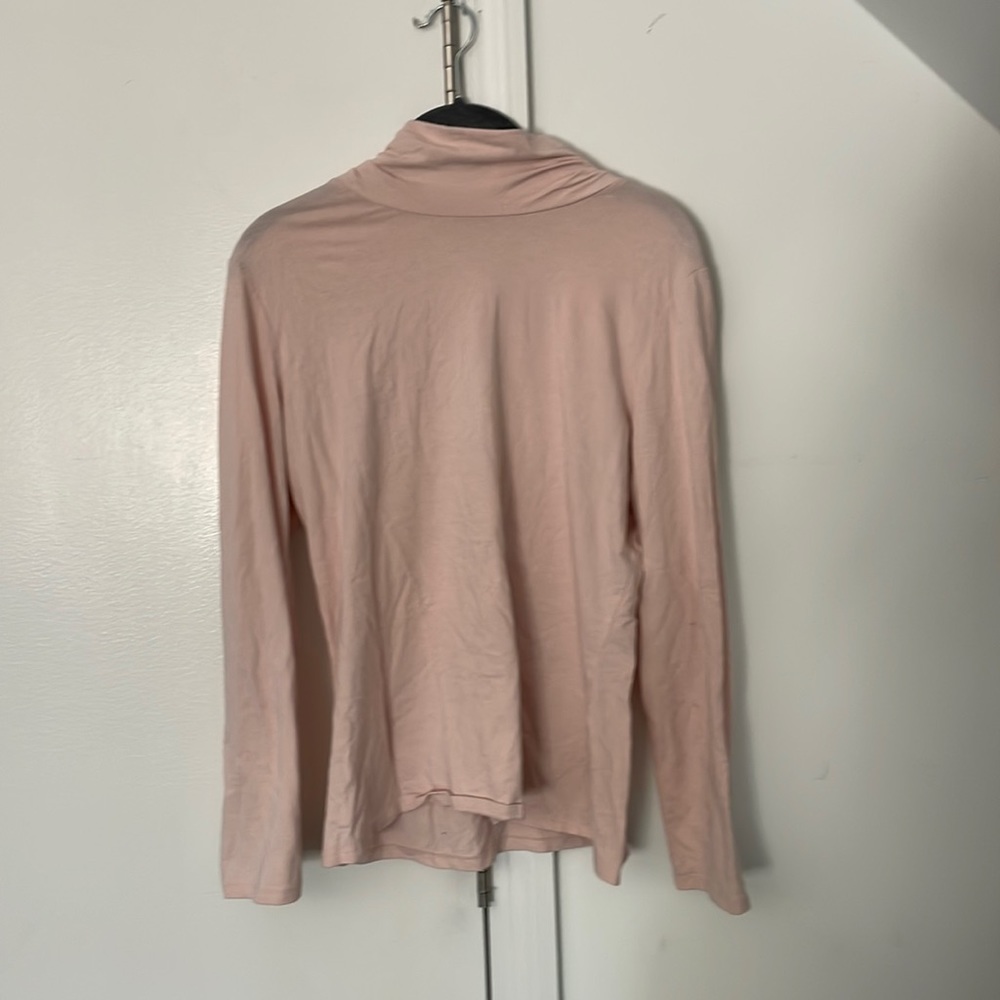 J Jill light pink turtle neck size petite large